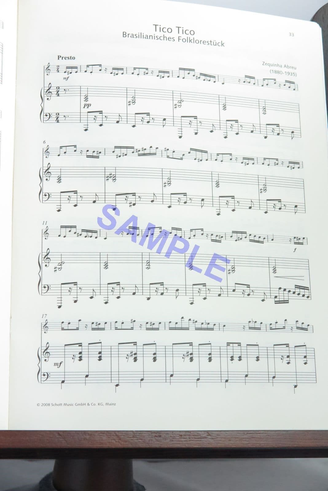 Easy Concert Pieces for Flute & Piano Vol 2 ed Schmitz J INCOMPLETE ...